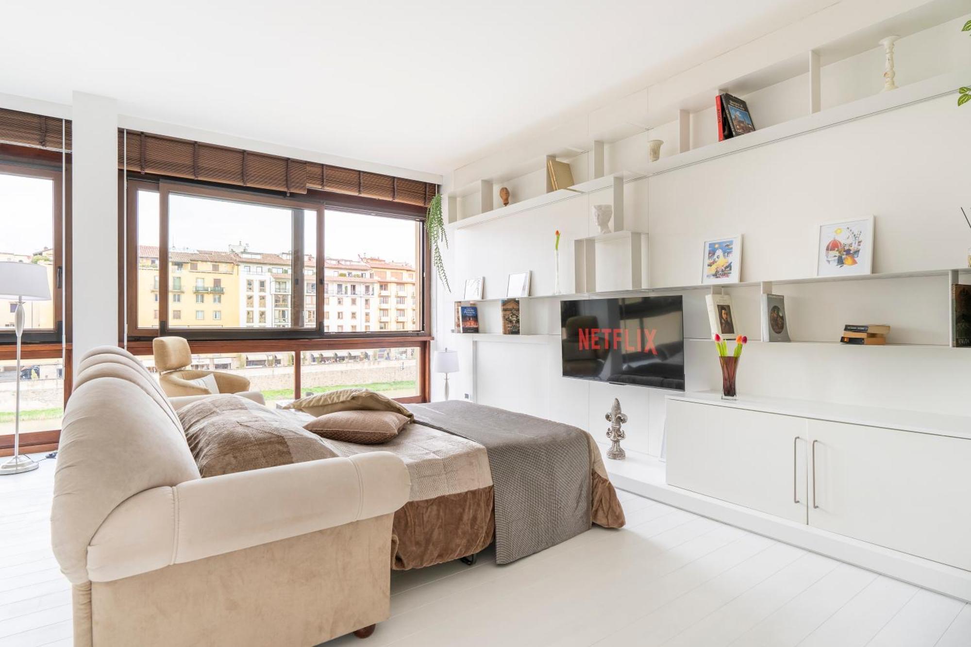 Apartamento Ponte Vecchio Vista -floating On The Arno- *